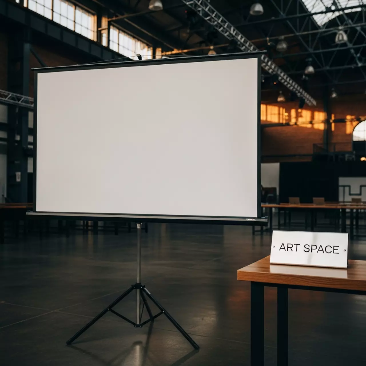 Аренда Проекционный экран Lumien Eco Picture LEP 100112 128х171 MW в ледовой арене «Шайба» — ART SPACE