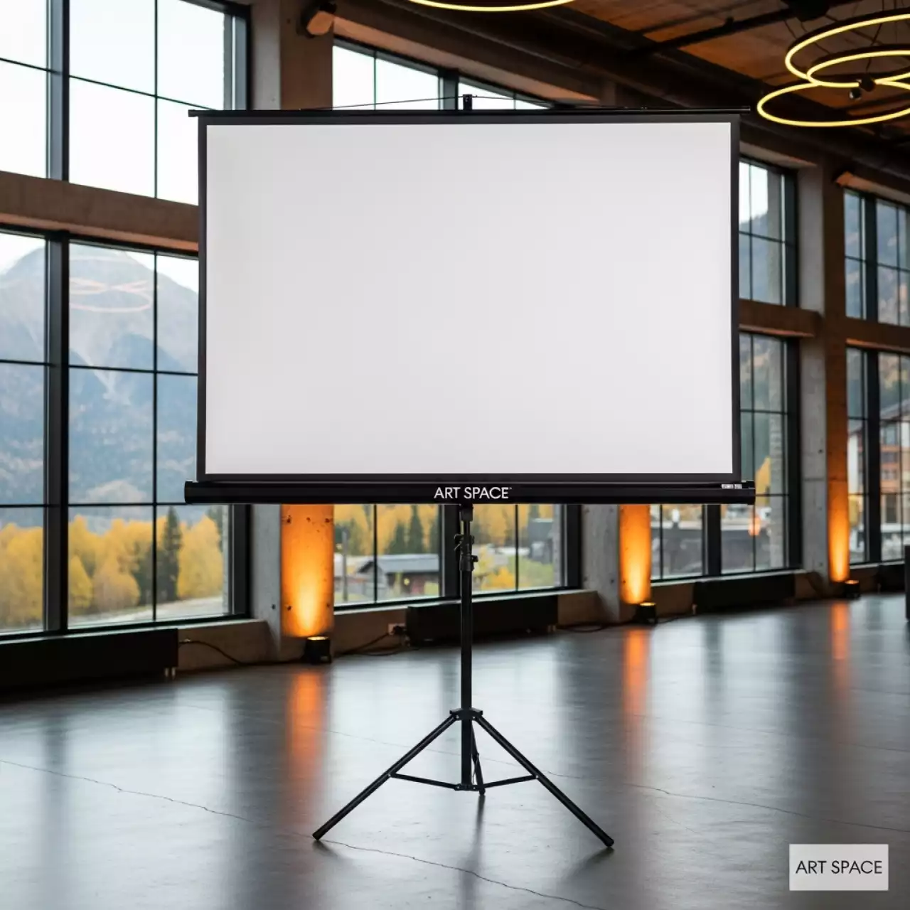 Аренда Проекционный экран на треноге 2х2 м в Гранд Отель Поляна — ART SPACE