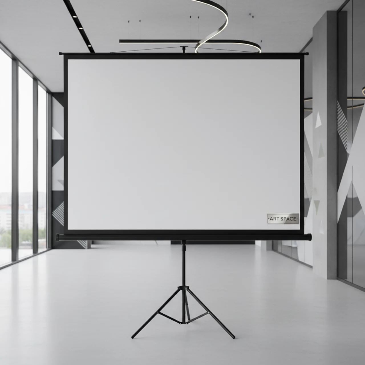 Аренда Проекционный экран ViewScreen Clamp Pro 244х183 4 3 на Медальной площади — ART SPACE