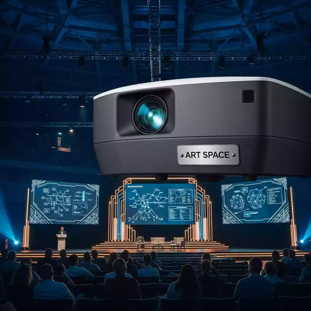 Аренда Проектор BenQ MH 534 в ледовой арене «Шайба» — ART SPACE