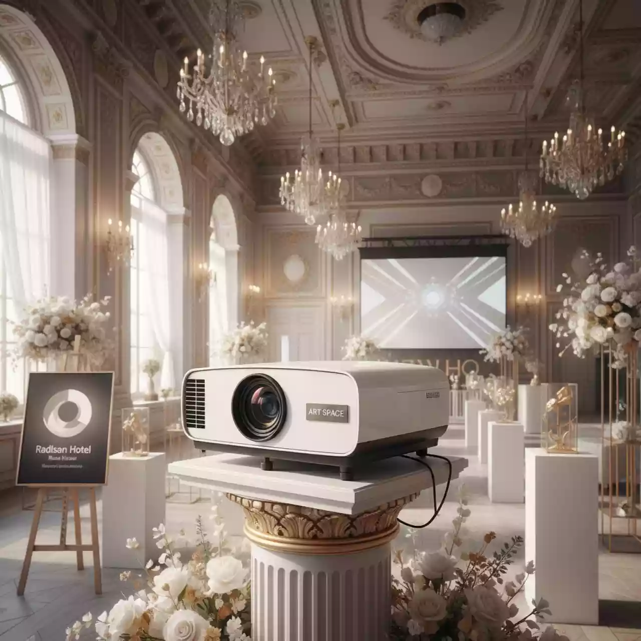 Аренда Проектор Diello LCD EL S437W в Radisson Hotel Rosa Khutor — ART SPACE