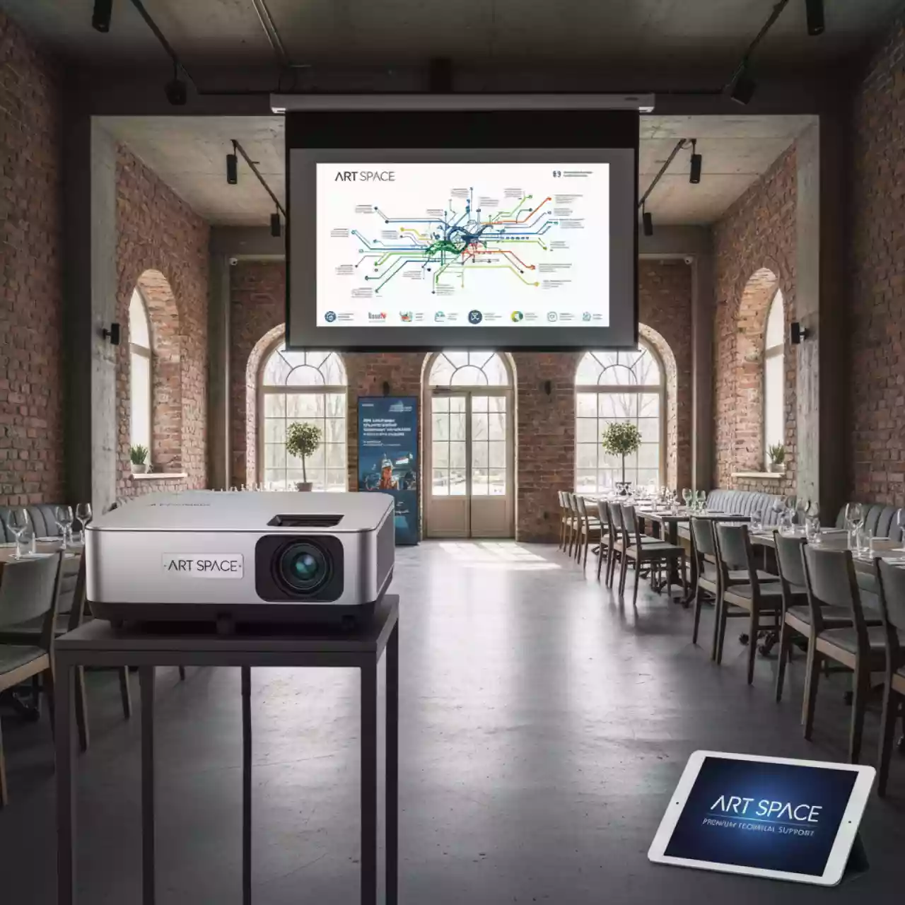 Аренда Проектор Epson EB 2250U V11H871040 в ресторане «La Terrazza» — ART SPACE