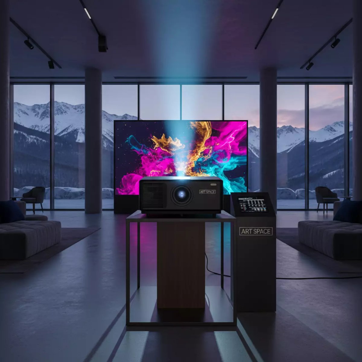 Аренда Проектор лазерный Abira AB LK520 в Поляна 1389 Отель и Спа — ART SPACE