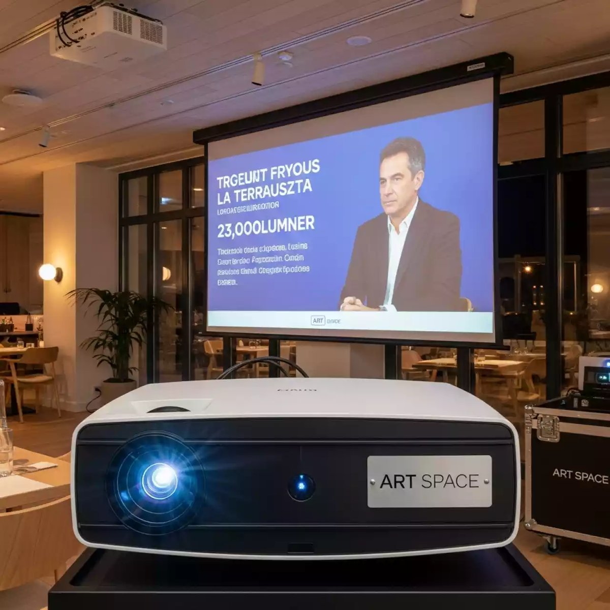 Аренда Проектор лазерный Digital Projection M Vision 23000 WU в ресторане «La Terrazza» — ART SPACE