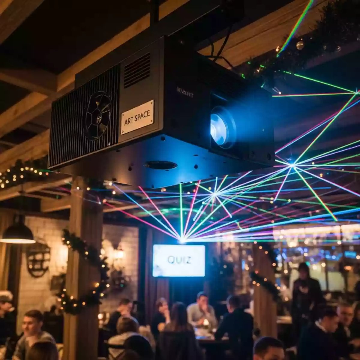 Аренда Проектор лазерный Kvant Spectrum 10 Ultra в ресторане «Сыроварня» — ART SPACE