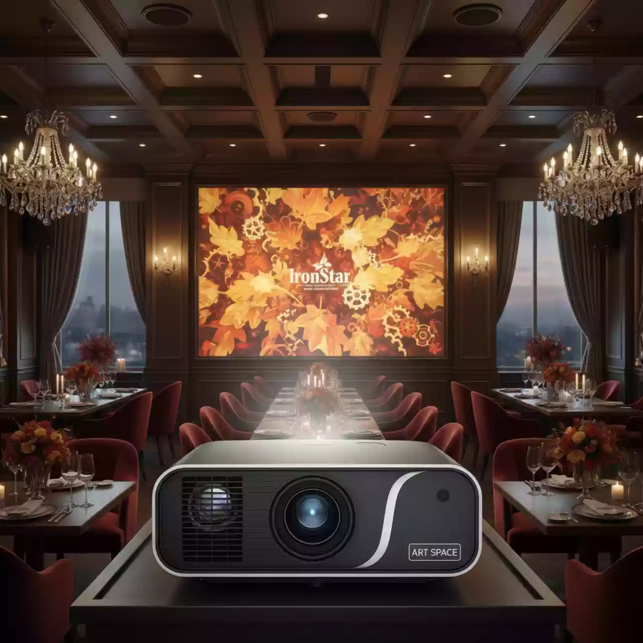 Аренда Проектор NEC U 321H в ресторане «Sanremo» — ART SPACE