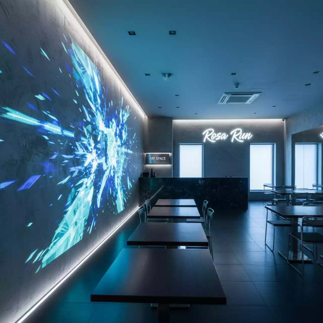 Аренда Проектор Panasonic PT RQ35KE в ресторане «Баран-Рапан» — ART SPACE