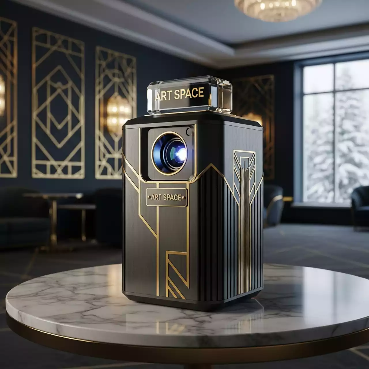 Аренда Проектор портативный лазерный смарт RGB ViewSonic M10 Harman Kardon Bluetooth WiFi в санатории «Октябрьский» — ART SPACE