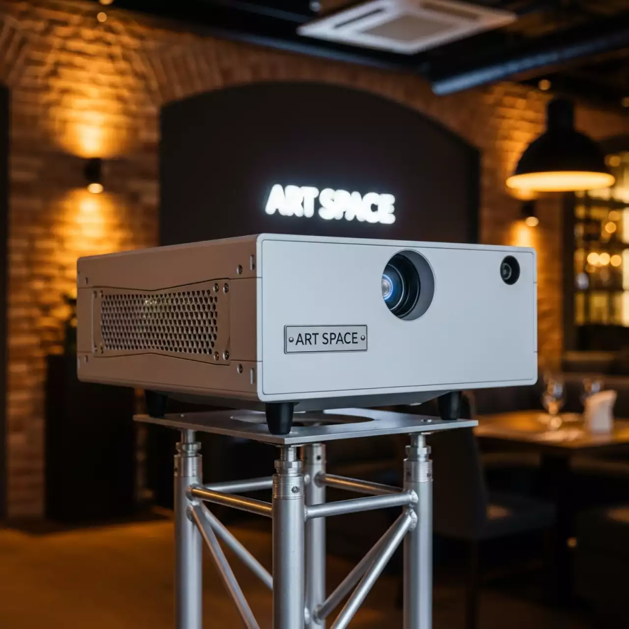 Аренда Проектор ROLY RL 600U в ресторане «Сыроварня» — ART SPACE