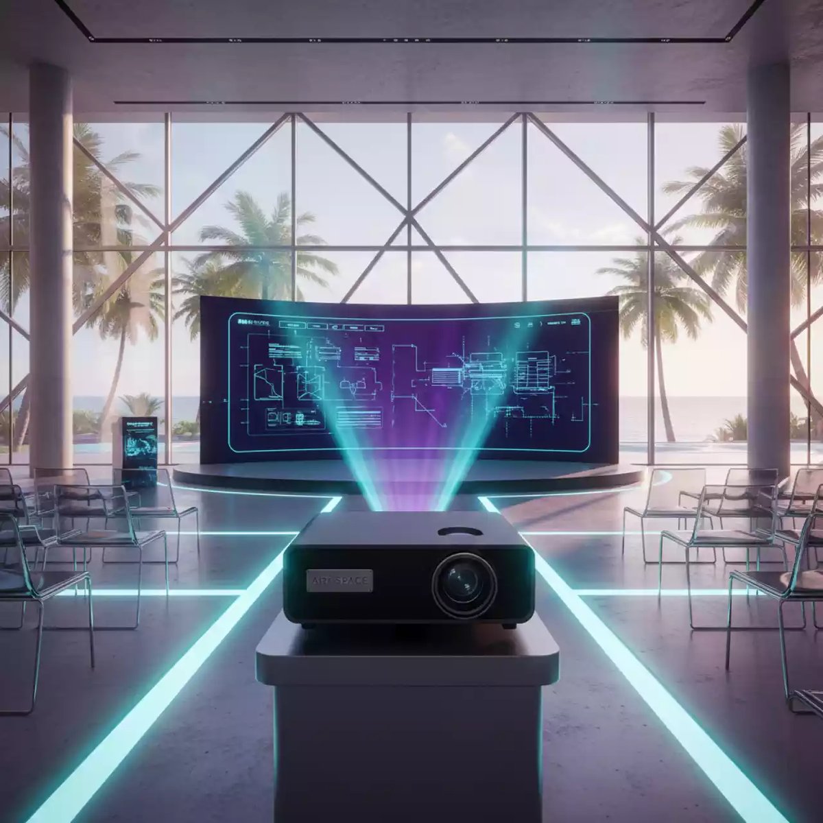 Аренда Проектор ROLY RL 600W в Novotel Resort — ART SPACE