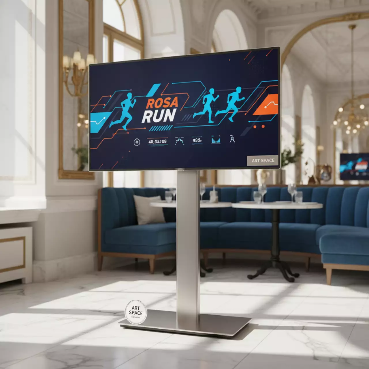 Аренда Профессиональная панель Iiyama LE4840S B1 в ресторане «Магеллан» — ART SPACE