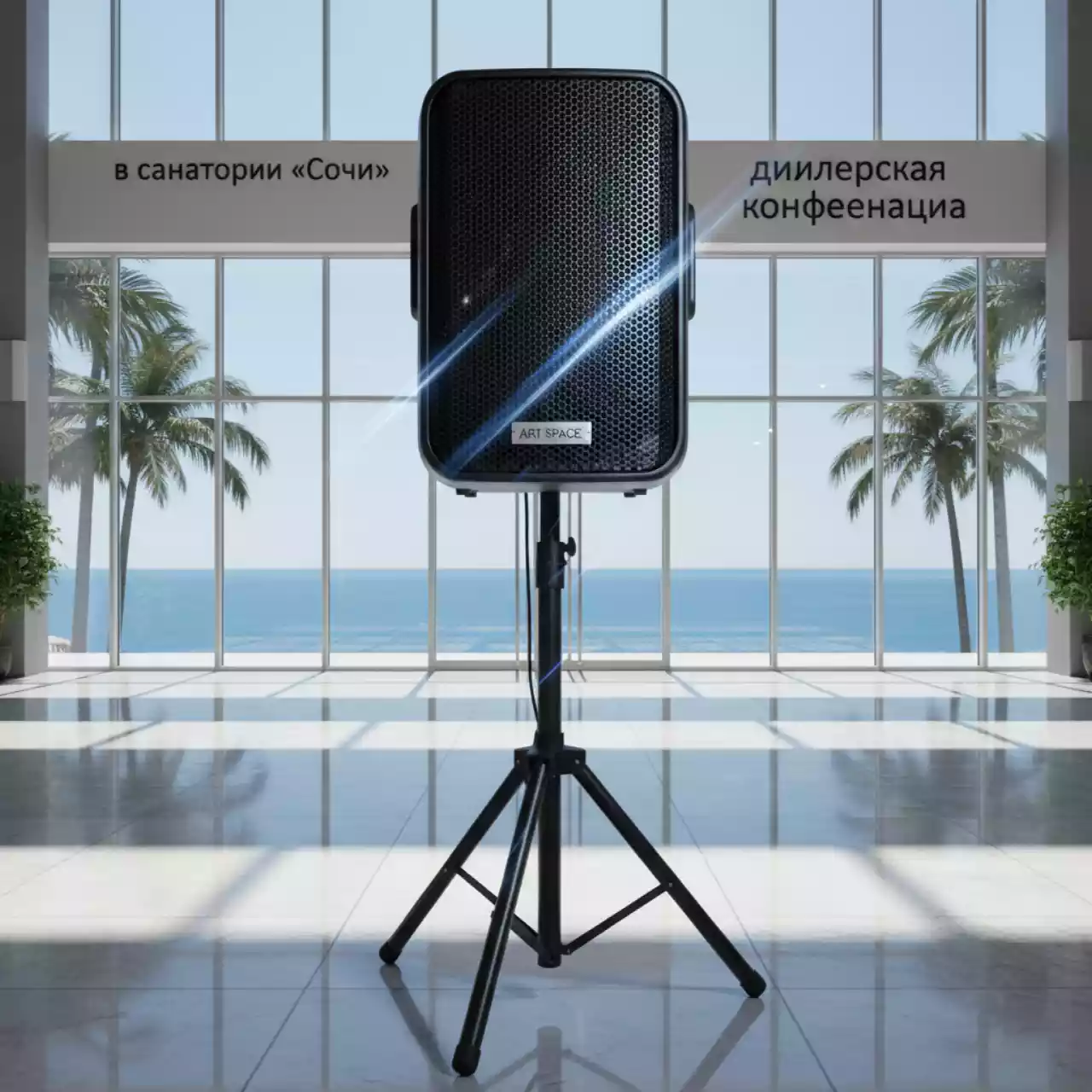 Аренда профессиональной акустической системы Behringer B1520 Pro в санатории «Сочи» — ART SPACE