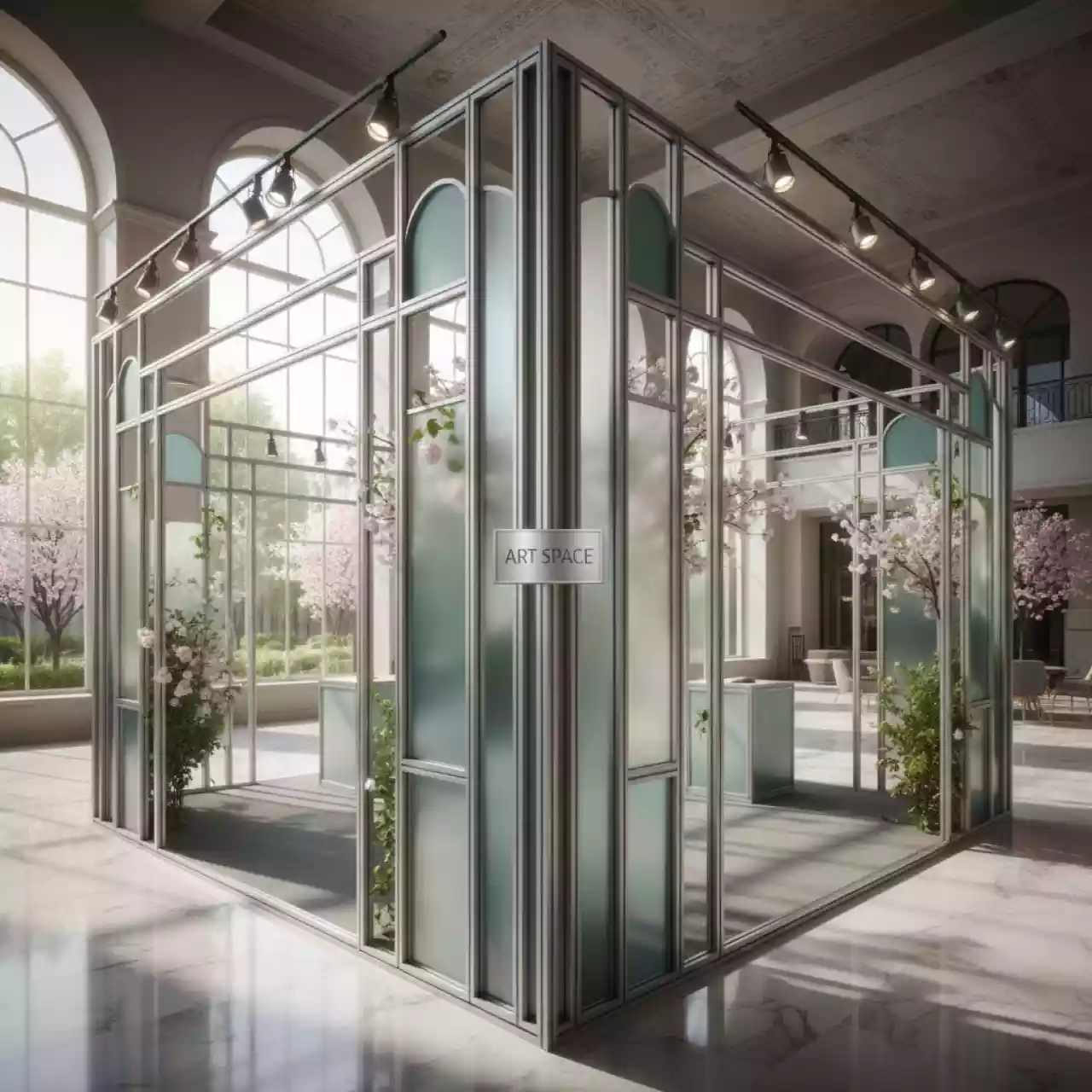 Аренда Профиль алюминиевый для выставочного оборудования в Green Flow Hotel — ART SPACE