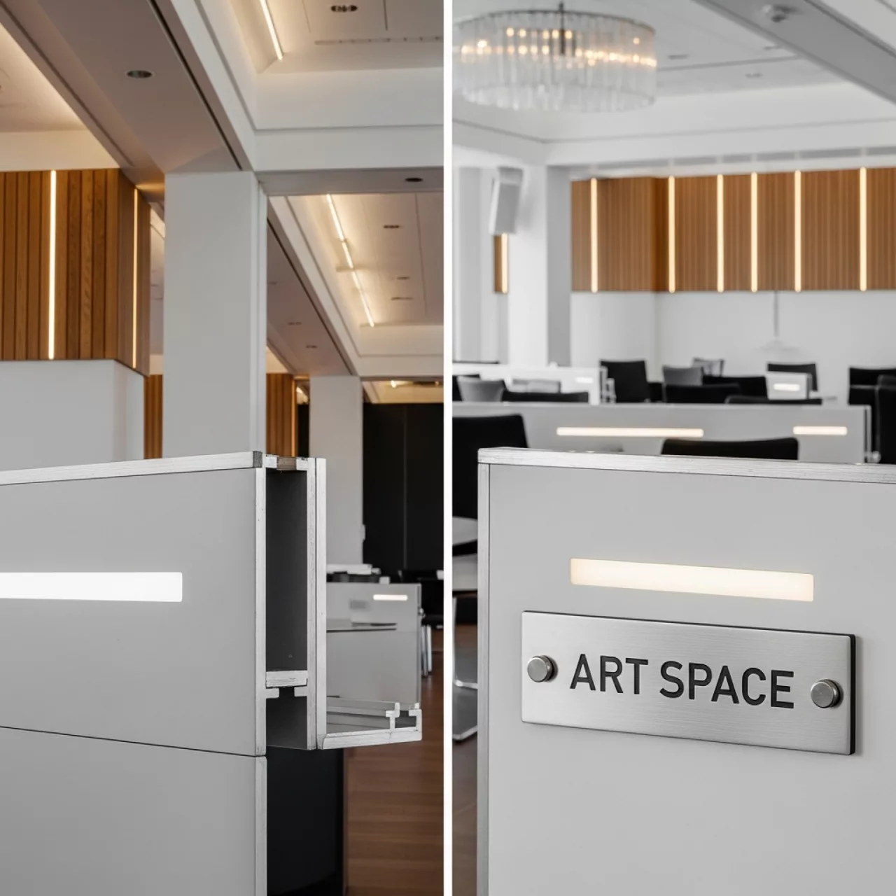 Аренда Профили для светодиодной ленты в банкетном зале «Дельфин» — ART SPACE