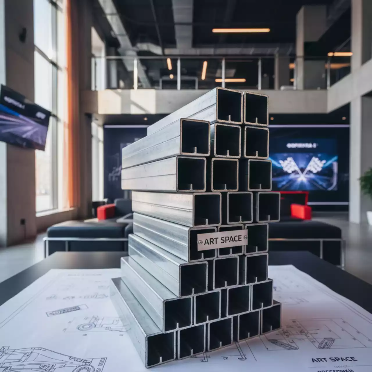 Аренда Профили стоечные 0,6 мм в Mercure Сочи Центр — ART SPACE