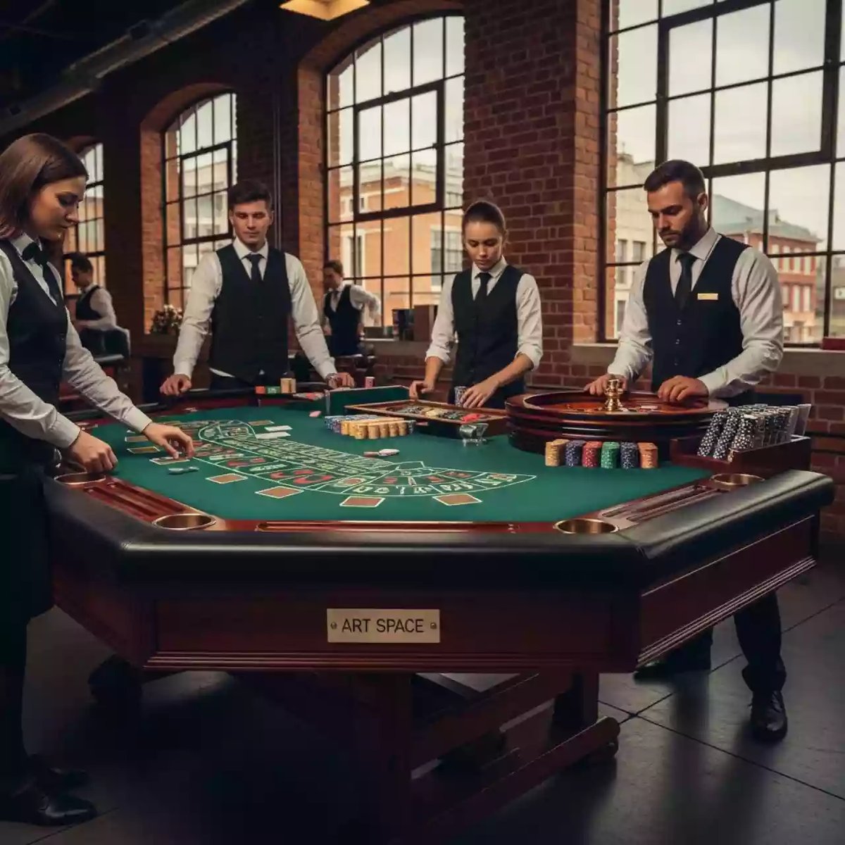 Аренда Программы казино для мероприятия в лофте «Студия 21» — ART SPACE