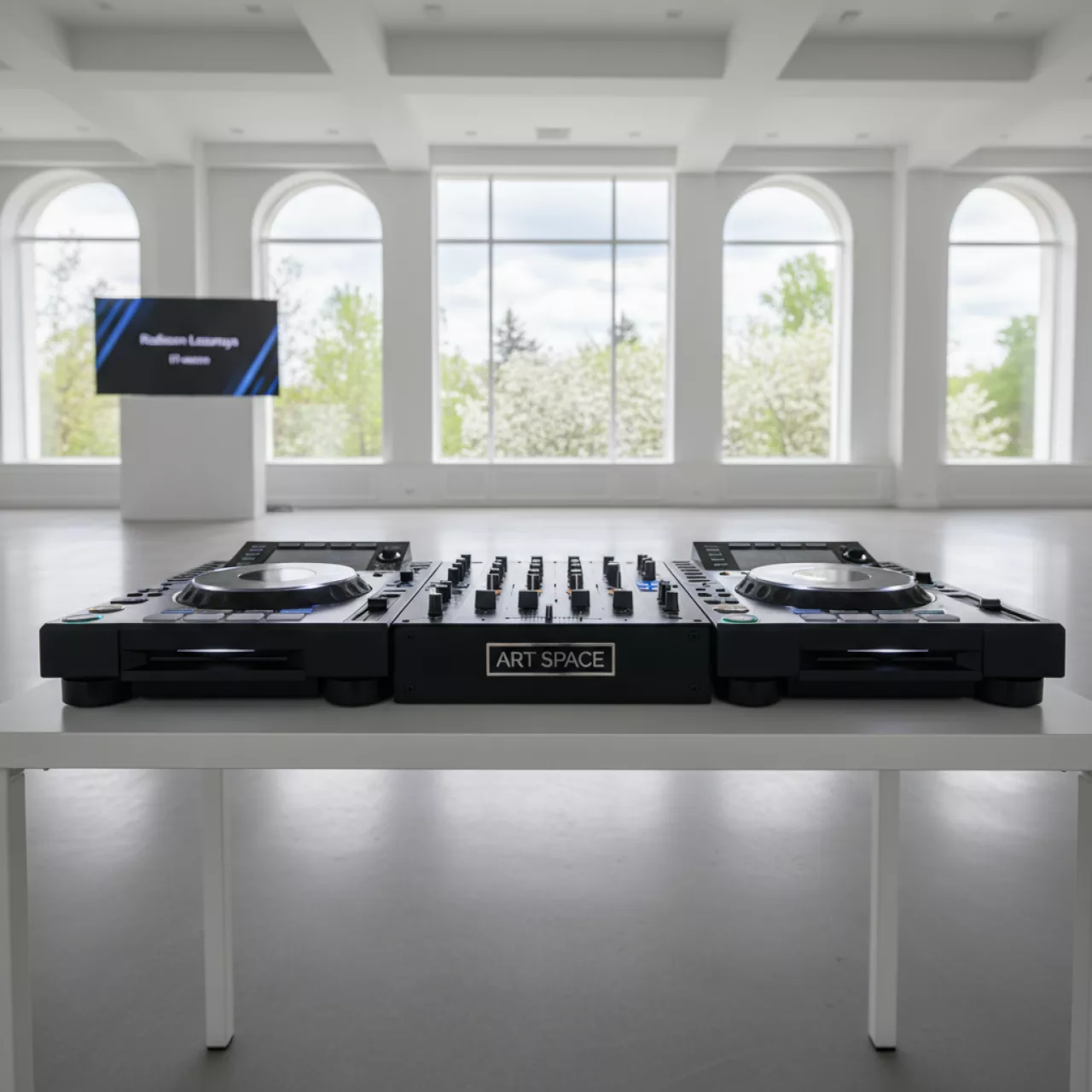 Аренда Проигрыватель DJ Pioneer CDJ 850 USB микшер Pioneer DJM 850 в отеле Radisson Lazurnaya — ART SPACE