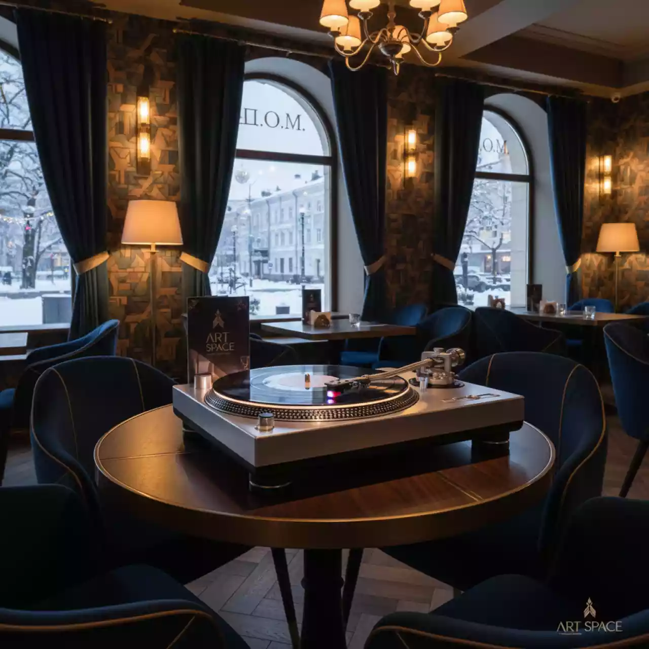 Аренда Проигрыватель виниловых дисков Technics SL MK 2 в ресторане «D.O.M» — ART SPACE