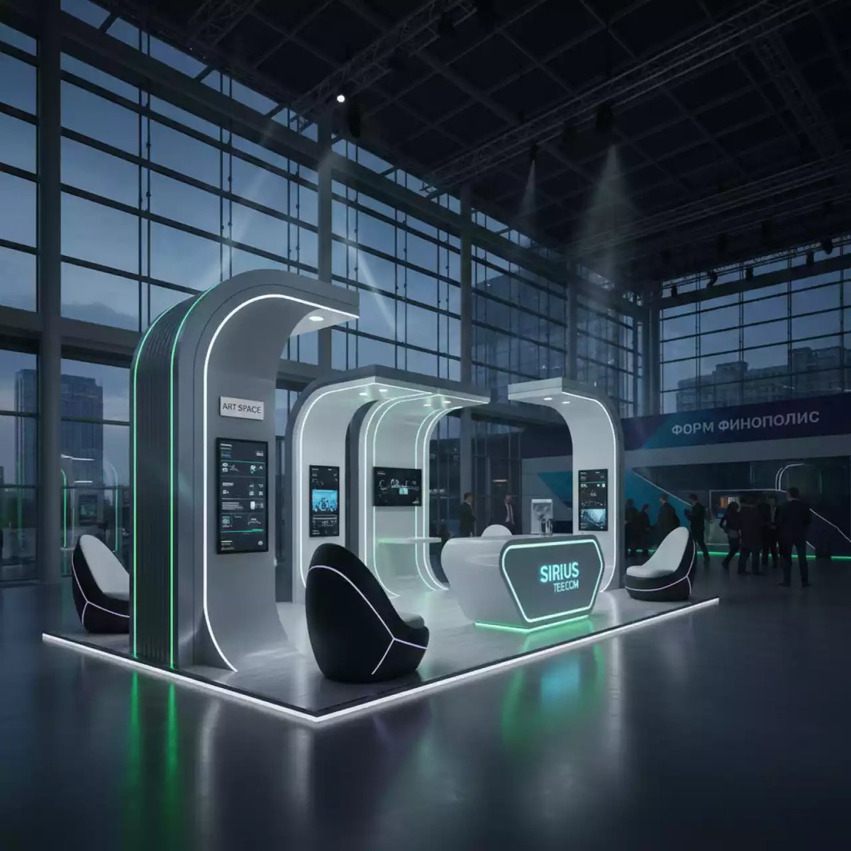 Аренда Промо для Мегафона в Университете «Сириус» — ART SPACE