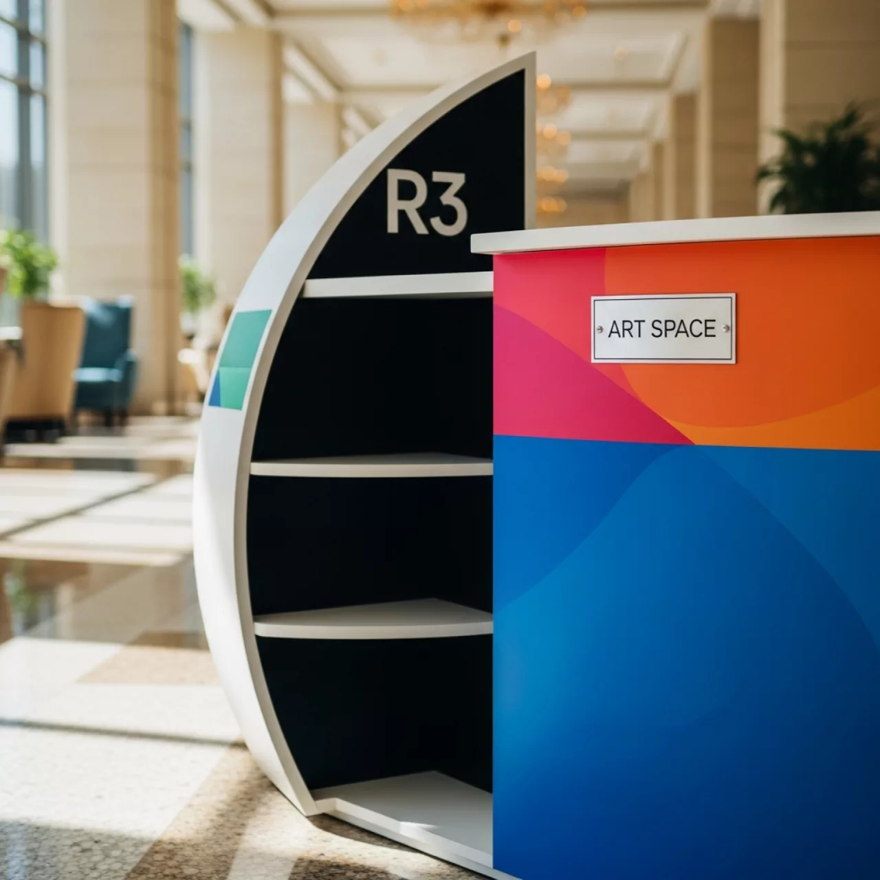Аренда Промостойка Р3 в гранд-отеле «Жемчужина» — ART SPACE