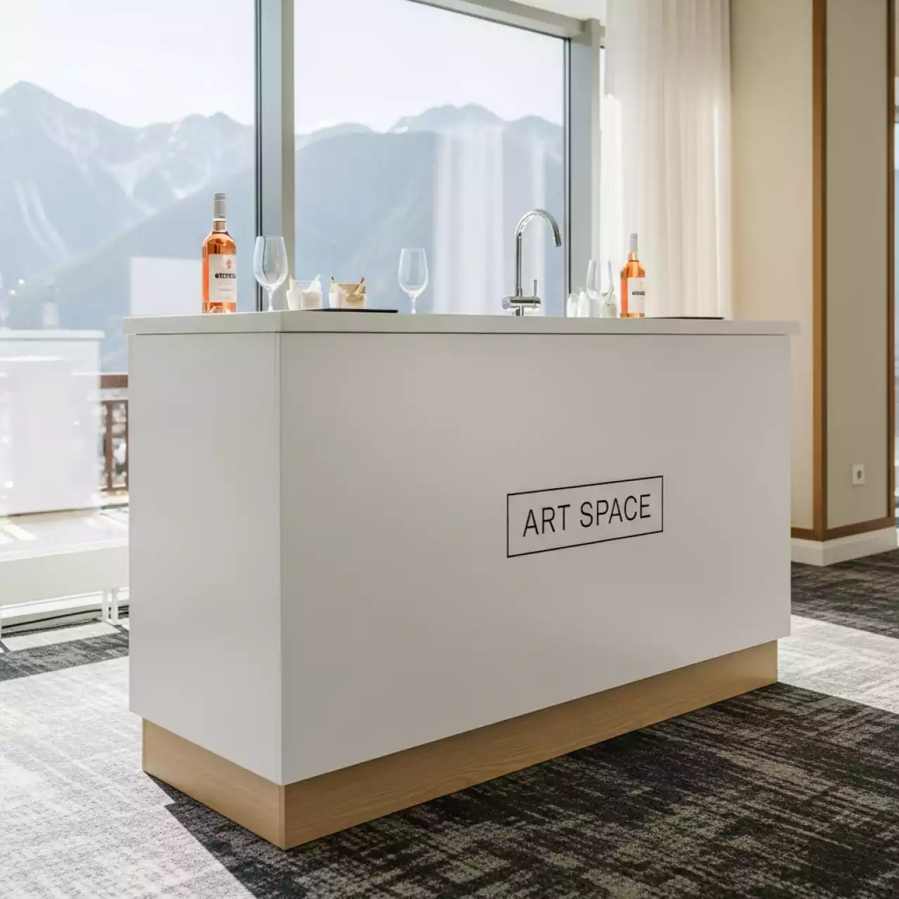 Аренда Промостойки для дегустации в Rixos Krasnaya Polyana — ART SPACE