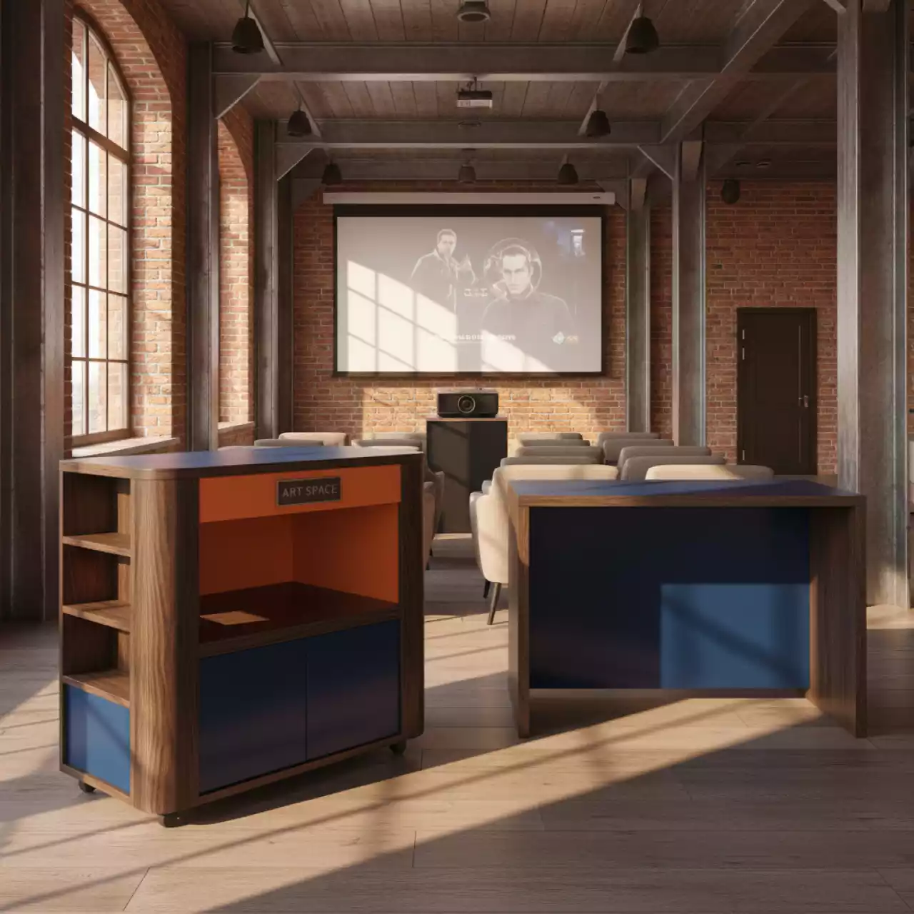 Аренда Промостойки мобильные и промостолы в Mercure Сочи Центр — ART SPACE