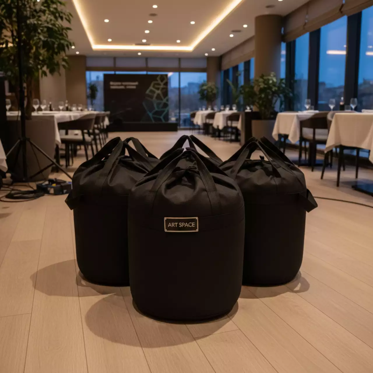 Аренда Противовес мешок с песком в ресторане «Sanremo» — ART SPACE