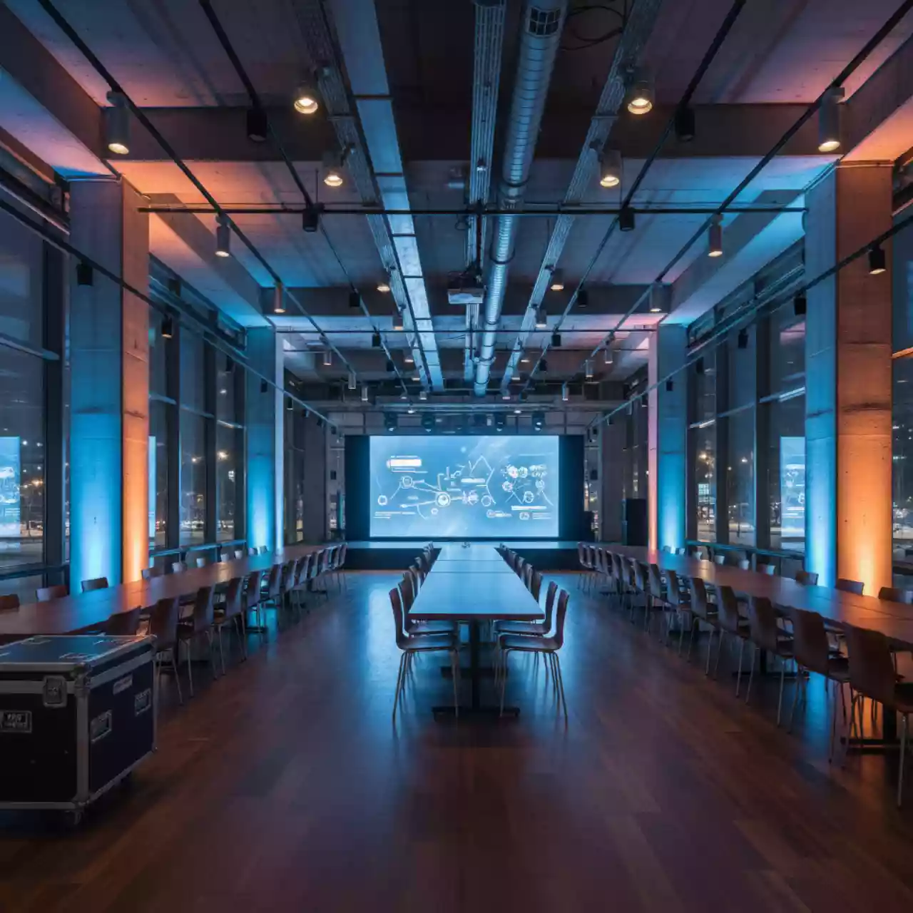 Аренда Прожектор архитектурный Eurolite в ресторане «Магеллан» — ART SPACE