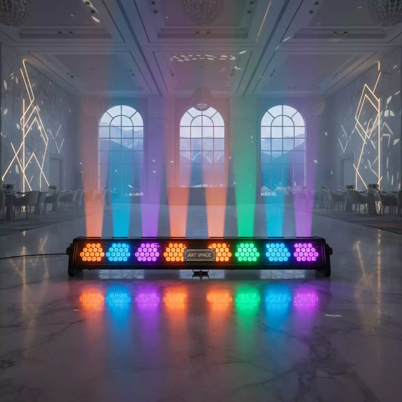 Аренда Прожектор линейного типа LED bar 18х18 Вт в Sochi Marriott Krasnaya Polyana — ART SPACE