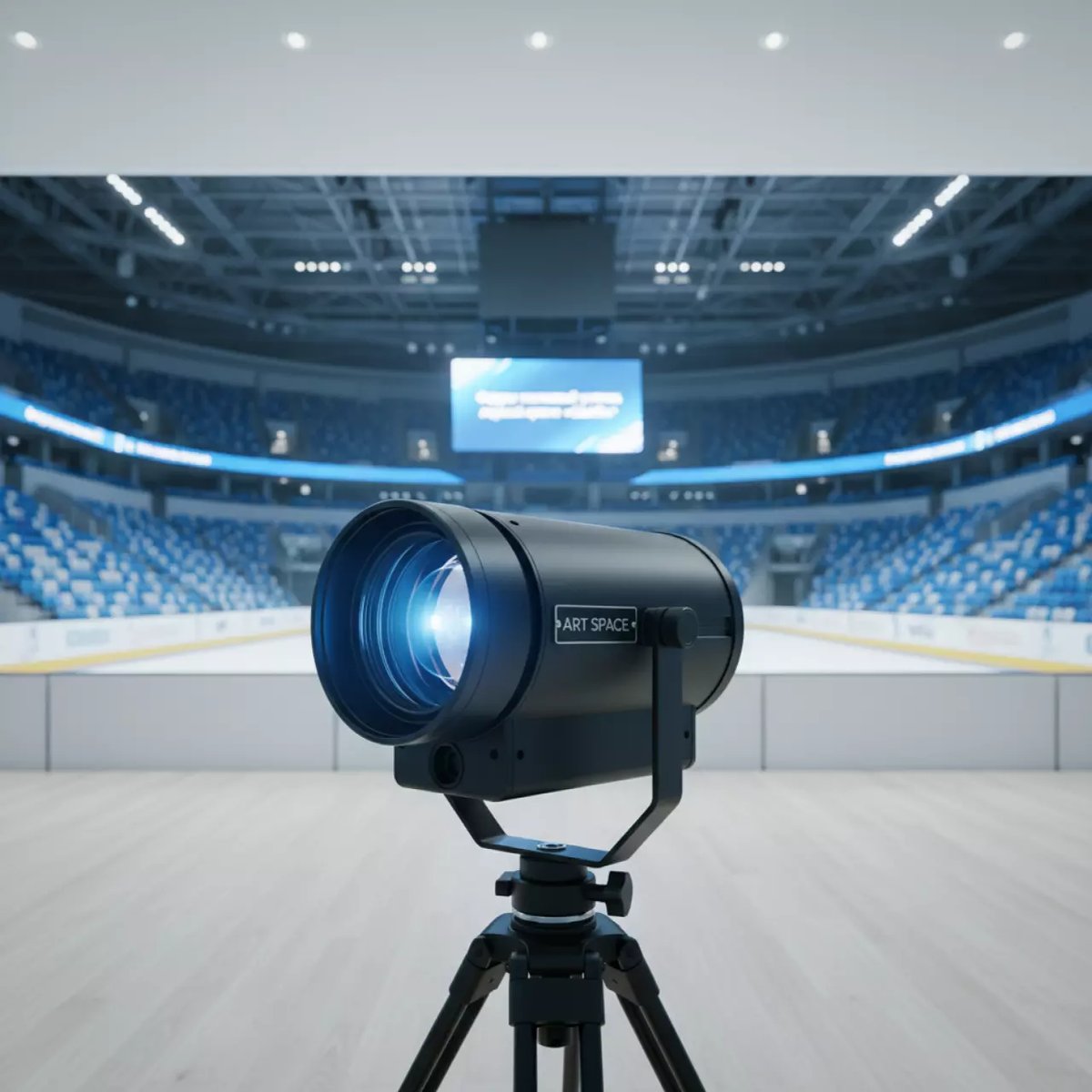 Аренда Прожектор пушка следящего света в ледовой арене «Шайба» — ART SPACE