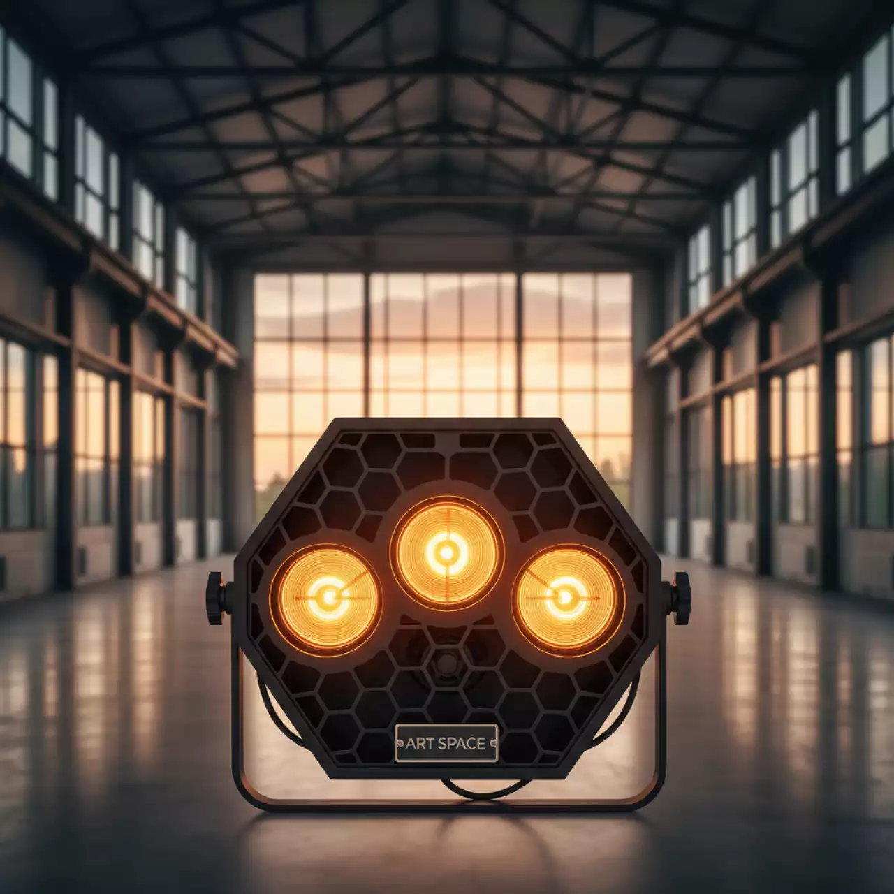 Аренда Прожектор RETRO PORTMAN P3 с теплым светом в Red Arena — ART SPACE