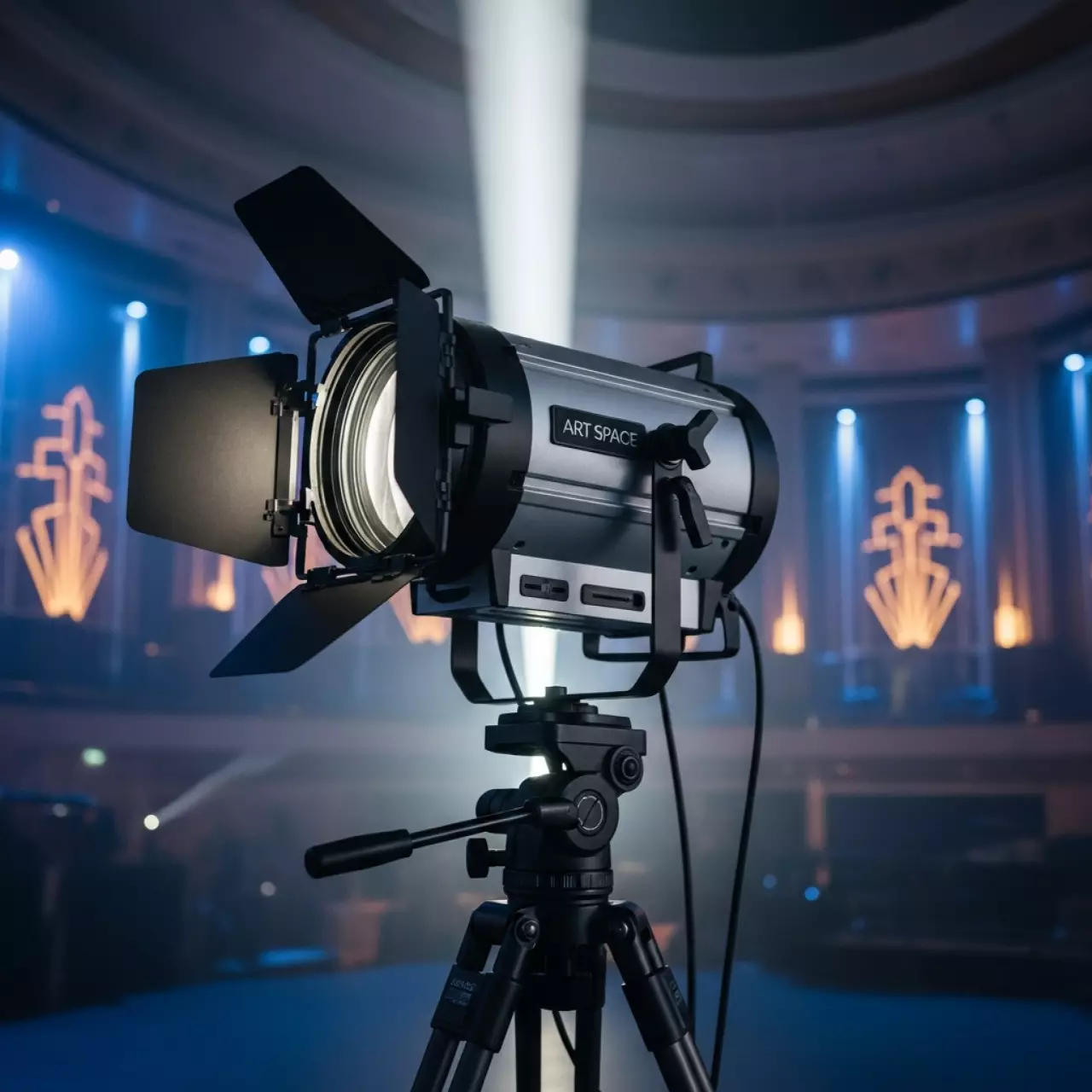 Аренда Прожектор следящего света Nightsun GC 004 W в ледовой арене «Шайба» — ART SPACE