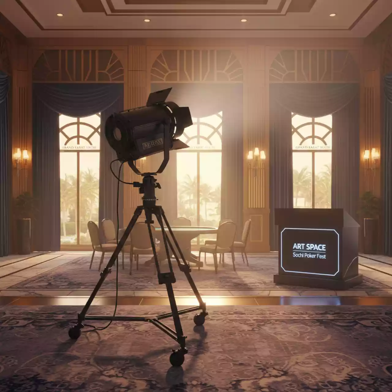 Аренда Прожектор следящий ADJ ProfsLED 140 в Grand Karat Sochi — ART SPACE