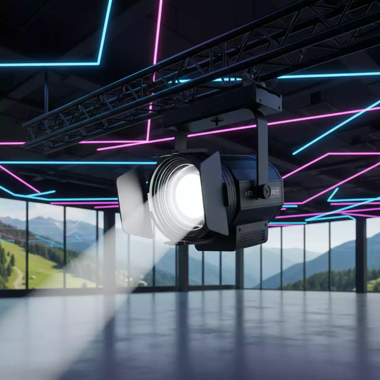 Аренда Прожектор светодиодный Anzhee P 200 COB W Zoom в Radisson Hotel Rosa Khutor — ART SPACE