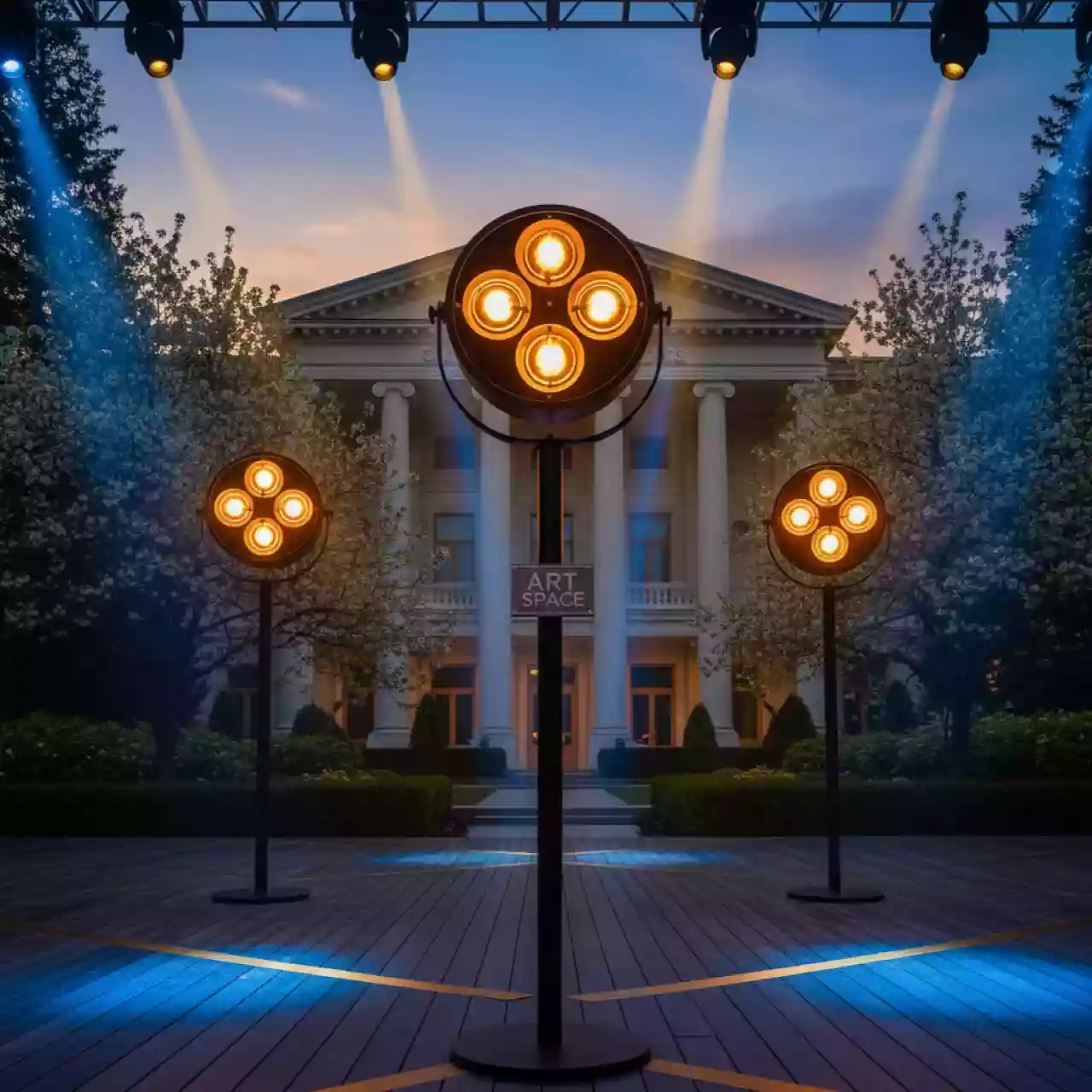 Аренда Прожектор светодиодный RETRO PORTMAN P3 в санатории «Русь» — ART SPACE