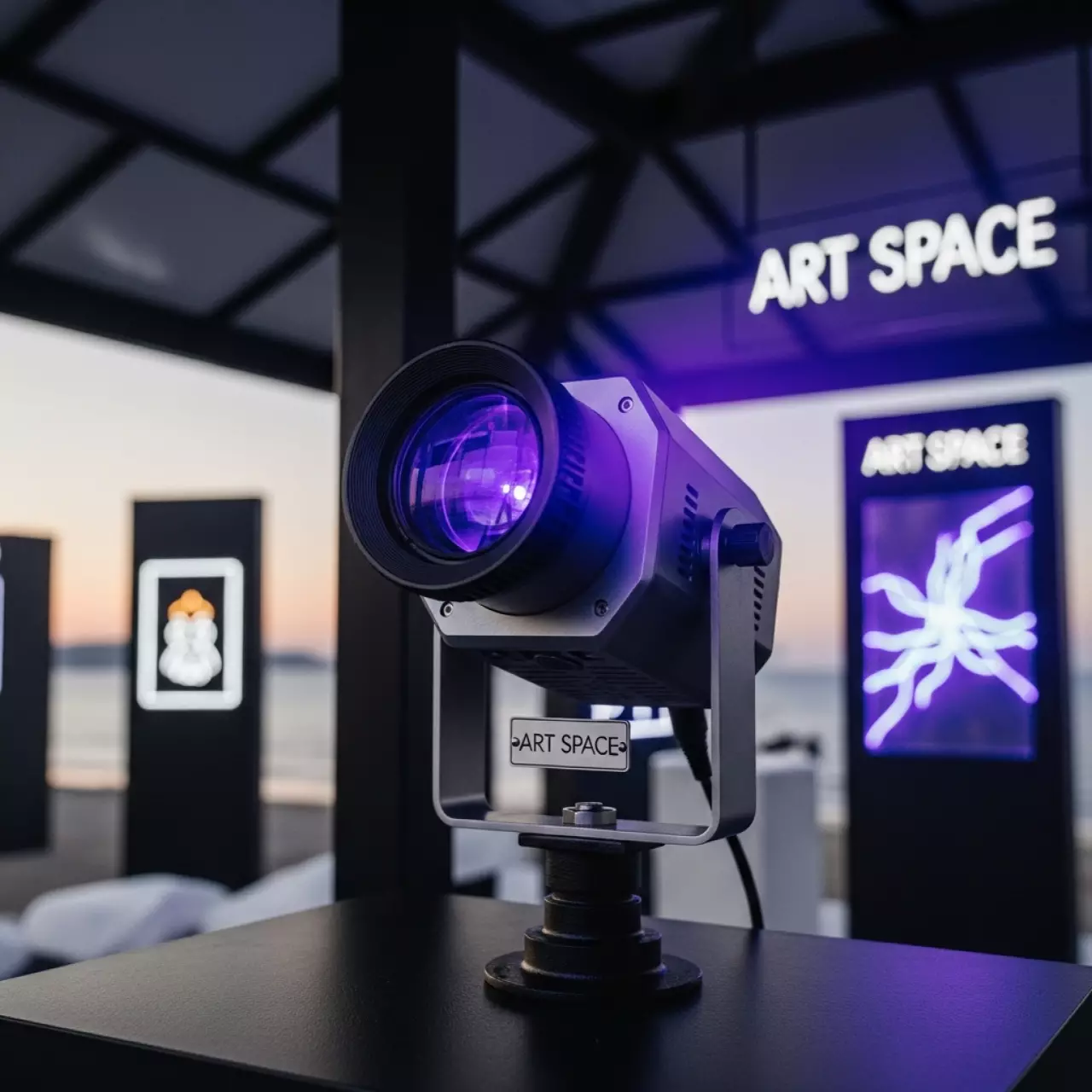 Аренда Прожектор ультрафиолетовый American DJ UV Cob Cannon на пляже «Ривьера» — ART SPACE