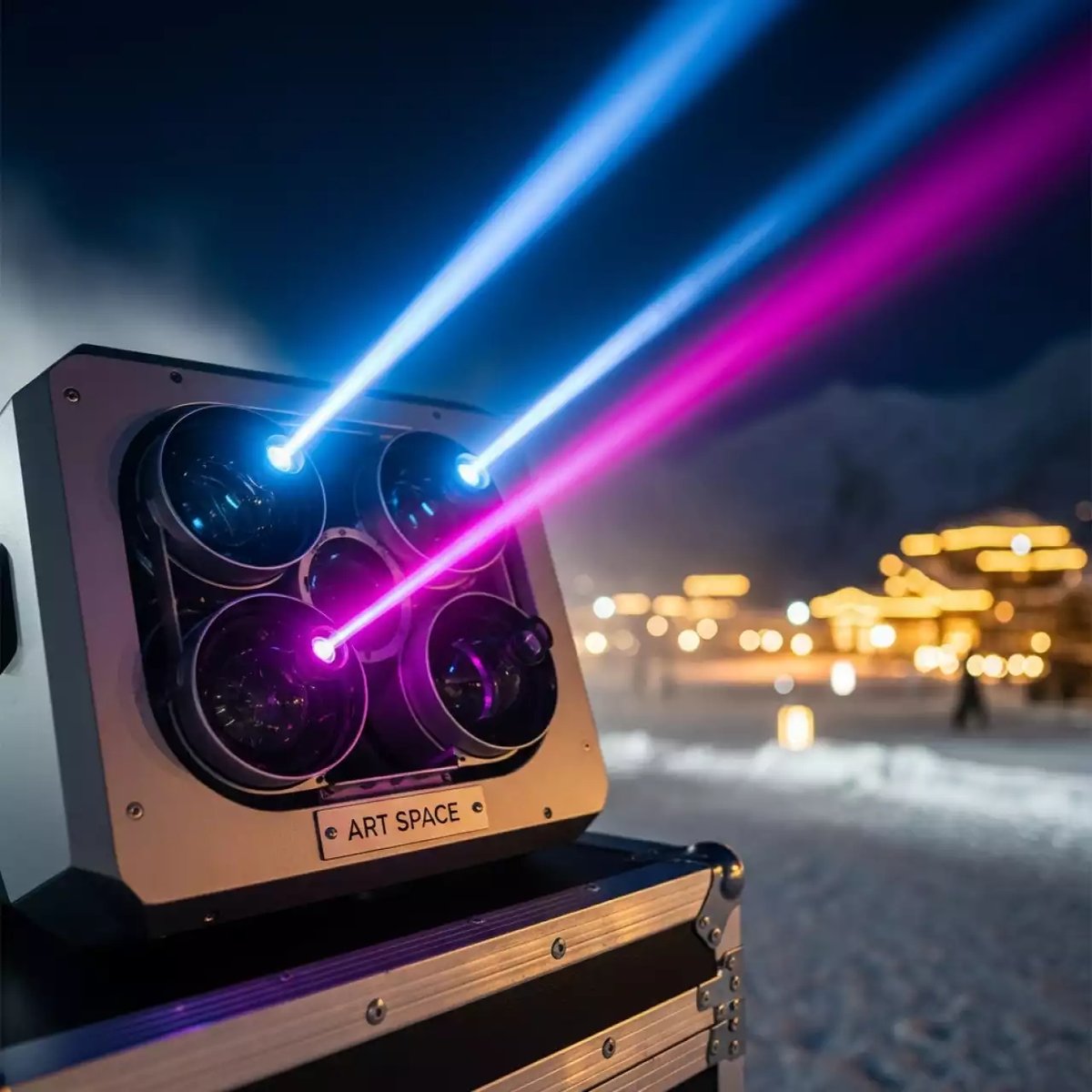 Аренда Прожектор влагозащищенный многолучевой F&L Comet в Rixos Krasnaya Polyana — ART SPACE