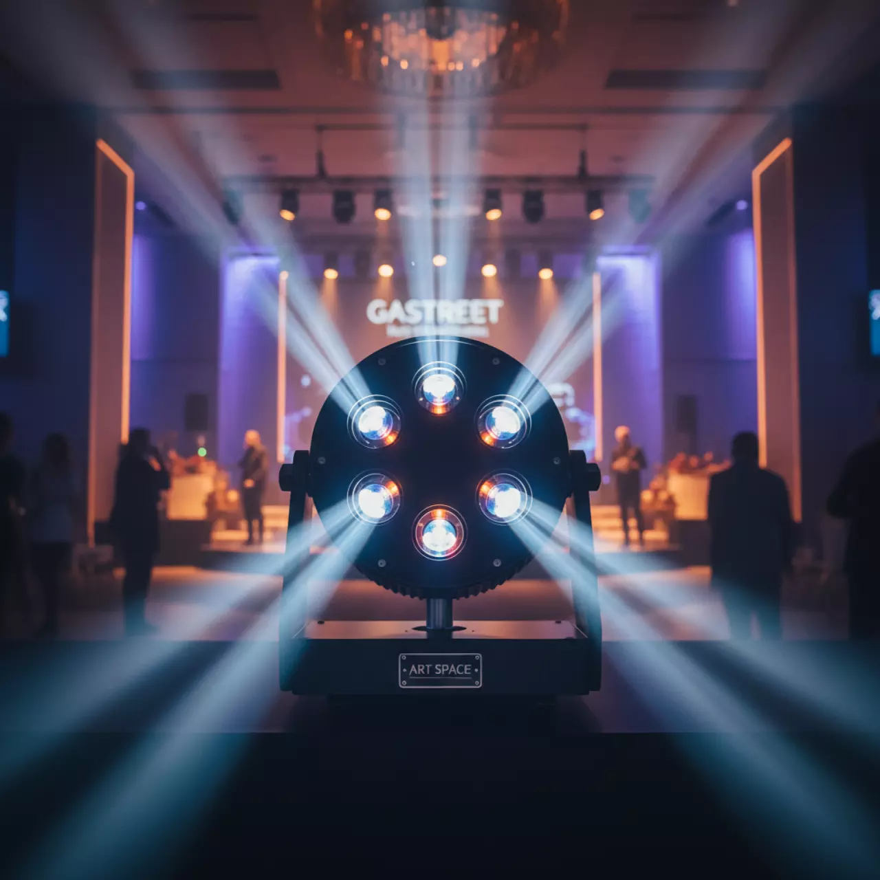 Аренда Прожектор вращающийся Eurolite LED FE 600 в Mercure Сочи Центр — ART SPACE