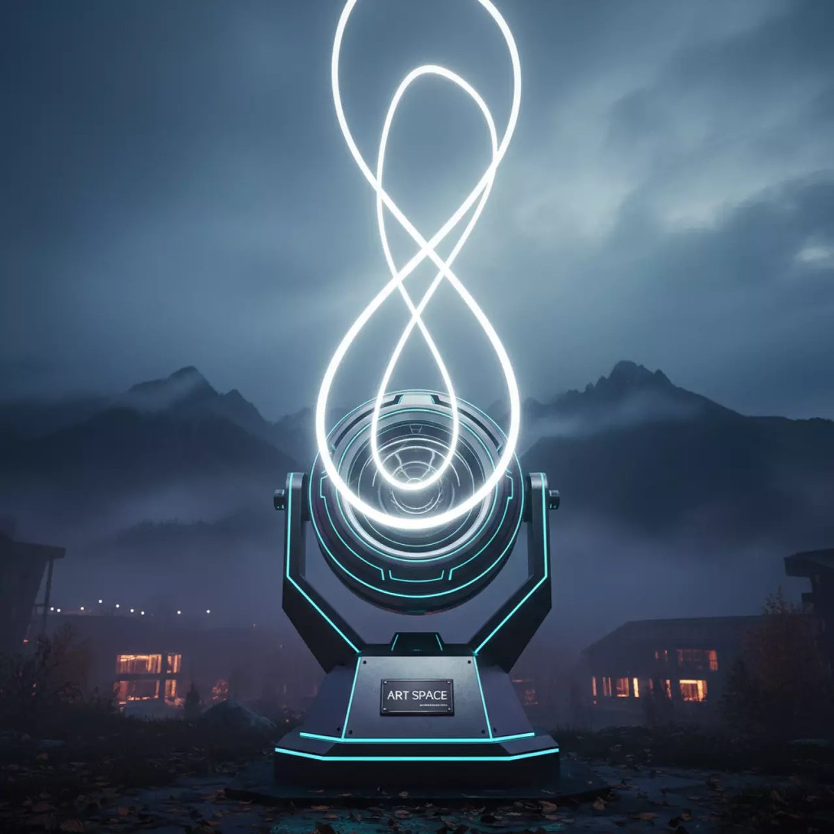 Аренда Прожектор зенитный "Лунный цветок" в Golden Tulip Rosa Khutor — ART SPACE