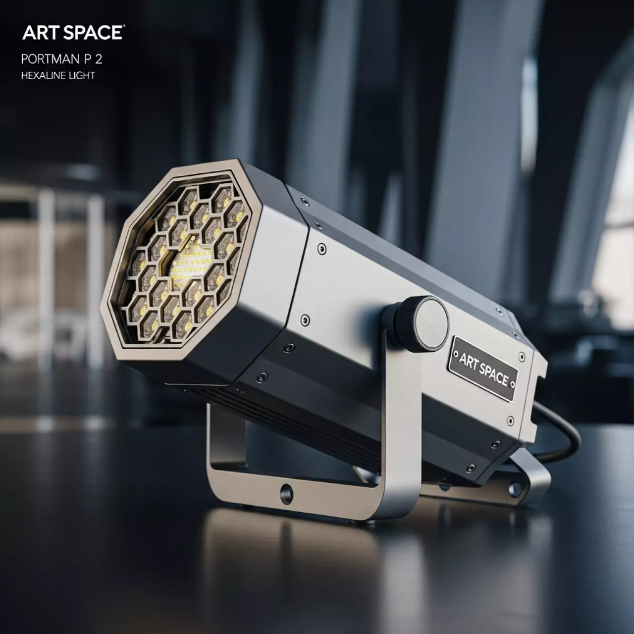 Аренда Прожектора светодиодного RETRO PORTMAN P 2 HEXALINE LIGHT в ресторане «Voda» — ART SPACE