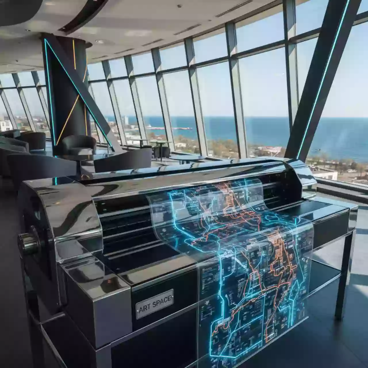 Аренда Прозрачная пленка для плоттеров HP Clear Film 174 м² 610x22.9 м 50.8 мм C3876A в отеле Radisson Lazurnaya — ART SPACE