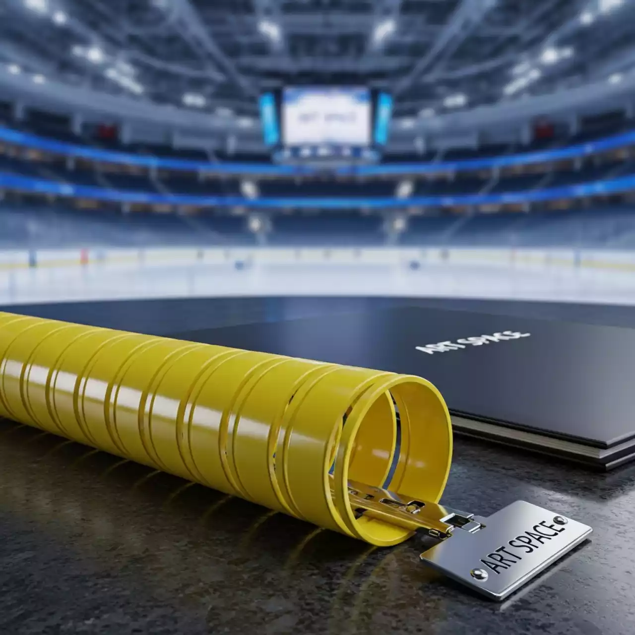 Аренда Пружина пластиковая 20 мм желтая в ледовом дворце «Большой» — ART SPACE