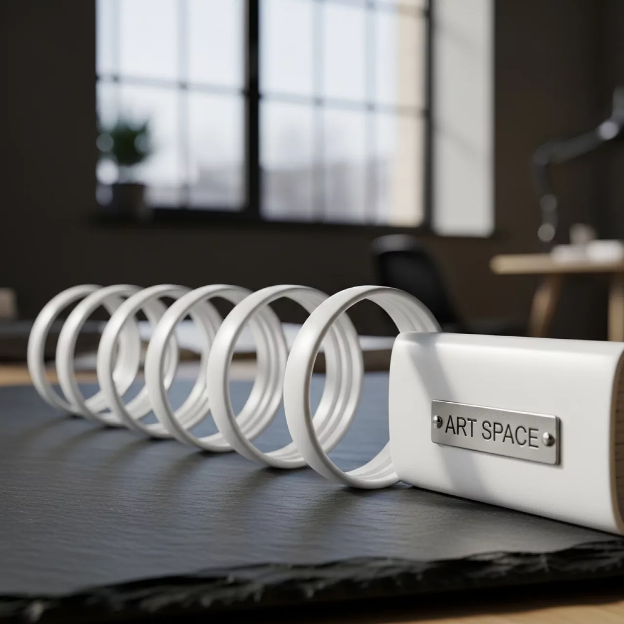 Аренда Пружина пластиковая белая Lamirel 14 мм в комплексе Sea Galaxy — ART SPACE