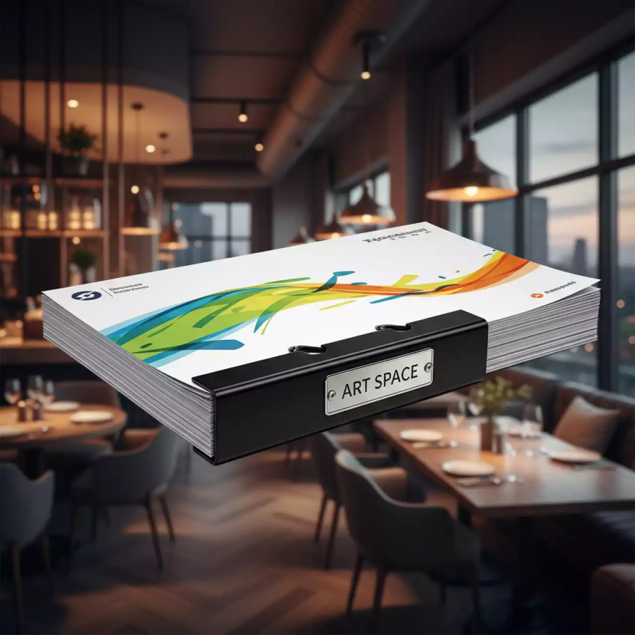 Аренда Пружина пластиковая черная Fellowes 38 мм в ресторане «Магадан» — ART SPACE