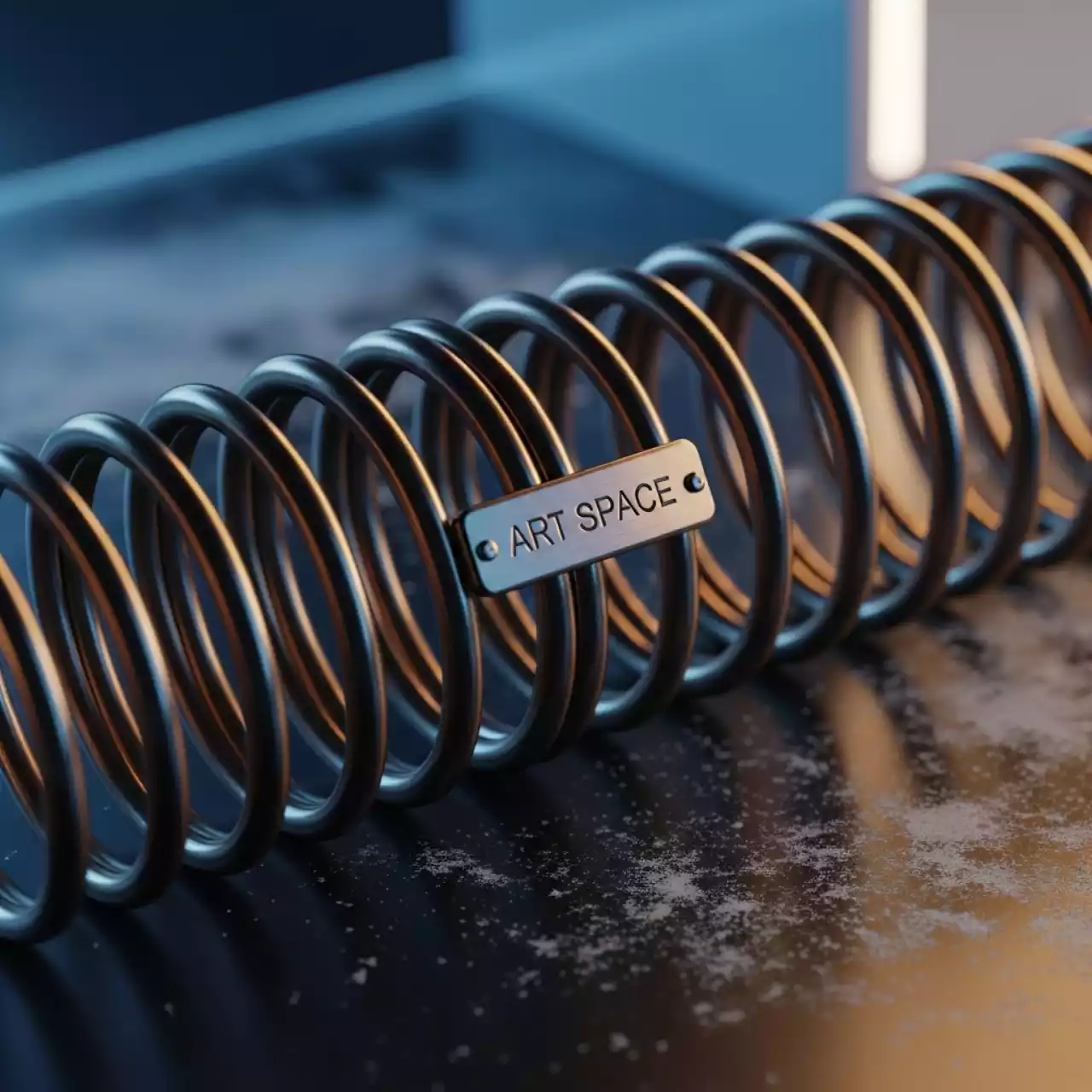 Аренда Пружины металлические для переплёта формат А4 34 петли шаг 3 1 диаметр 12,7 мм бронза в Radisson Collection Paradise — ART SPACE