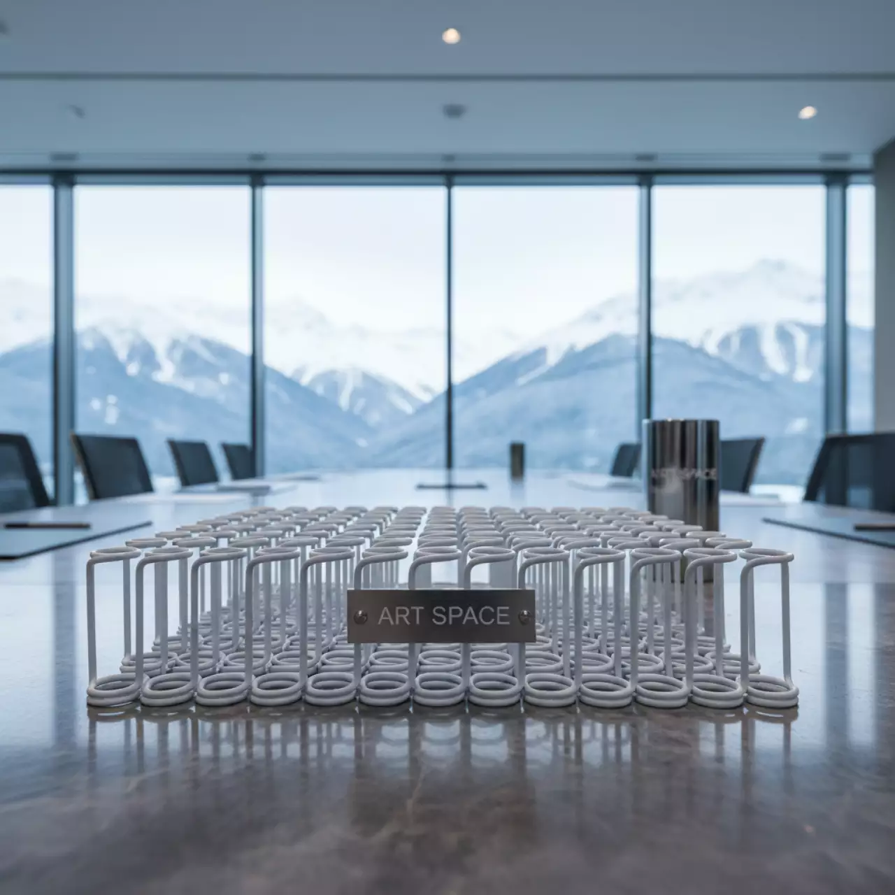 Аренда Пружины металлические для переплёта формат А4 34 петли шаг 3 1 диаметр 6,4 мм белые в Radisson Hotel Rosa Khutor — ART SPACE