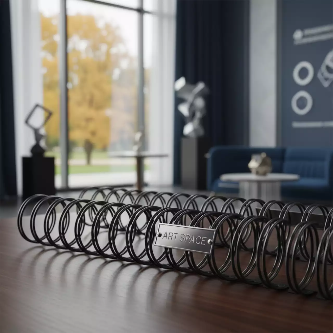 Аренда Пружины металлические для переплёта формат А4 34 петли шаг 3 1 диаметр 9,5 мм черные в санатории «Заполярье» — ART SPACE