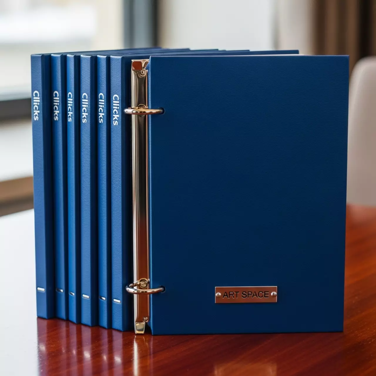 Аренда Пружины пластиковые Clicks диаметр 16 мм синие A4 в ресторане «D.O.M» — ART SPACE