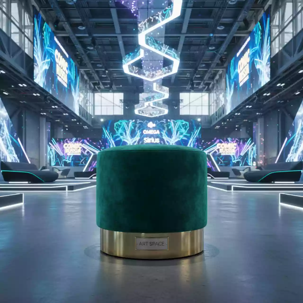 Аренда Пуф Caesar Stool Small в Omega Sirius — ART SPACE