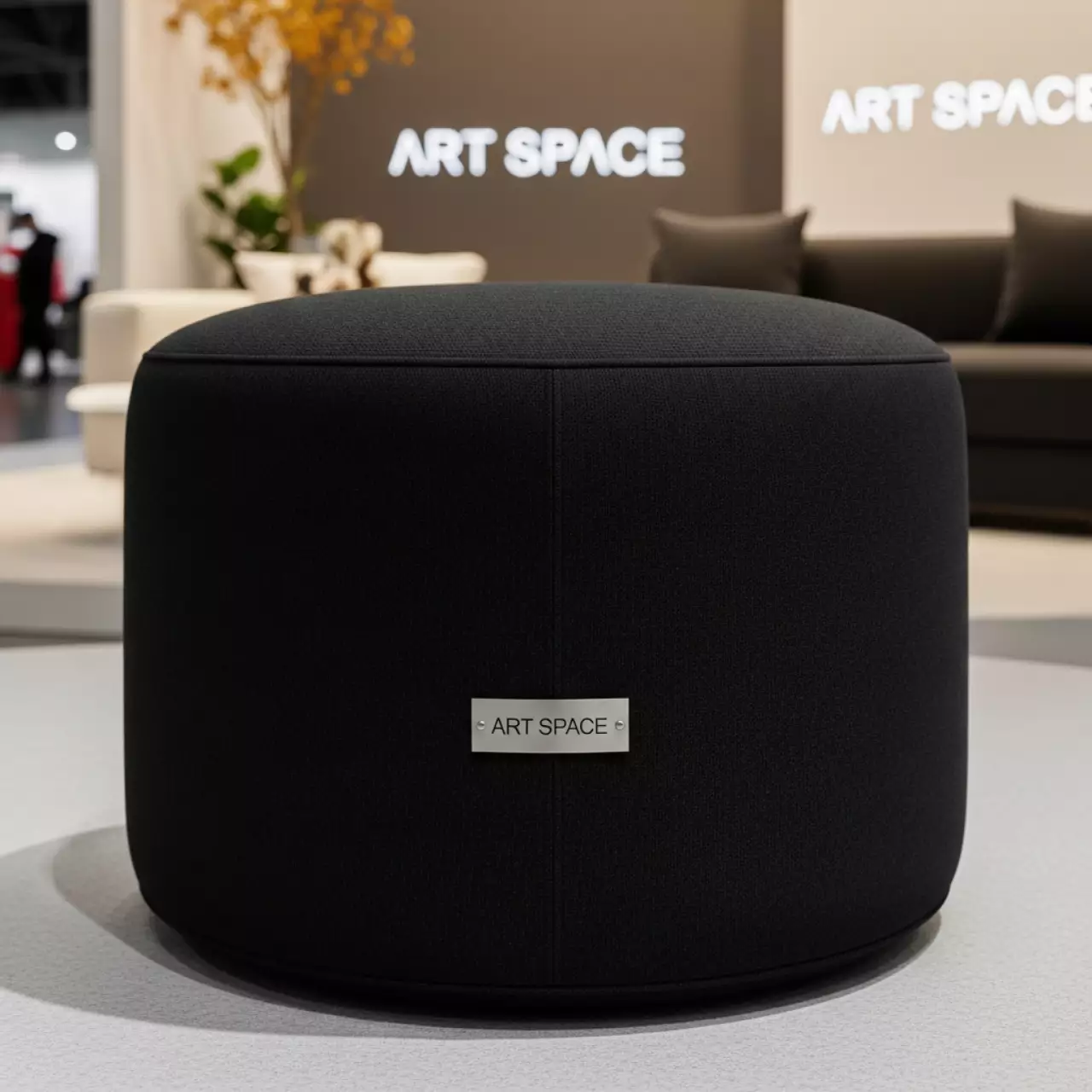 Аренда Пуф California черный в Red Arena — ART SPACE